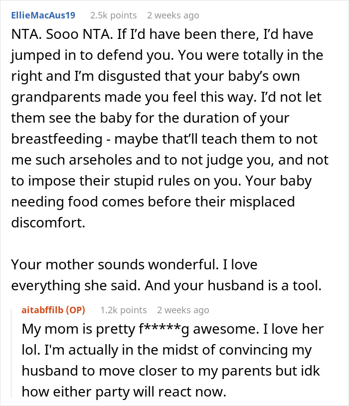 &ldquo;I Have To Nurse In The Bathroom Or Guest Bedroom&rdquo;: Woman &lsquo;Breaks The Rule&rsquo; And Breastfeeds Her Newborn Around Her FIL, Gets Called A Jerk