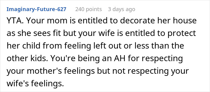 &ldquo;My Wife Refused To Drop It&rdquo;: Man&rsquo;s Family Refuses To Hang A Custom Christmas Stocking With Step-Grandchild&rsquo;s Name, So His Wife Refuses To Join Their Celebrations