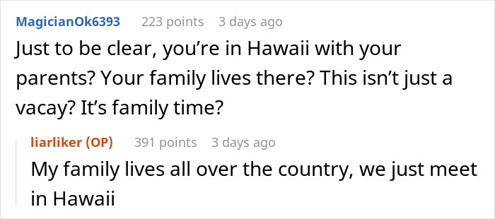 Wife Leaves To Hawaii Without Her Husband Who Wanted To Stay With His Widow Mom, Asks If She's A Jerk Wife Leaves To Hawaii Without Her Husband Who Wanted To Stay With His Widow Mom, Asks If She's A Jerk