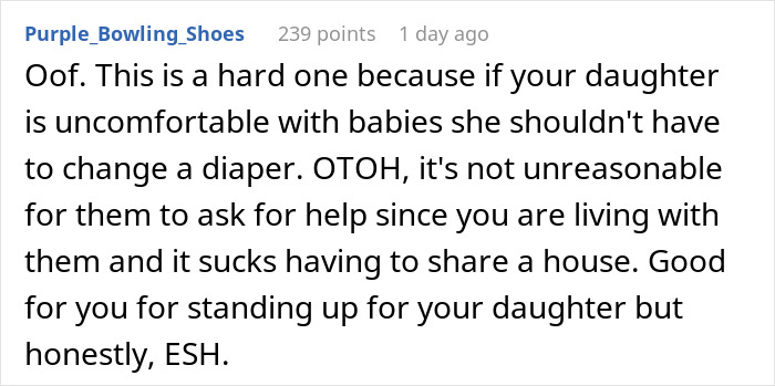 &ldquo;Am I A Jerk For Telling My Brother Off When He Berated My Daughter For Not Changing Her Cousin&rsquo;s Diaper?&rdquo;