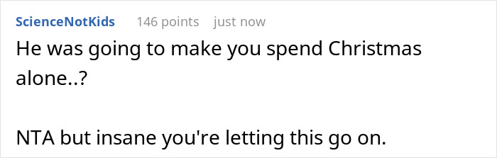 "Why Would I Wake Up Early Just To Wake Him Up?": Woman Is Not Invited To Husband's Family Christmas, Doesn't Wake Him Up For His Flight