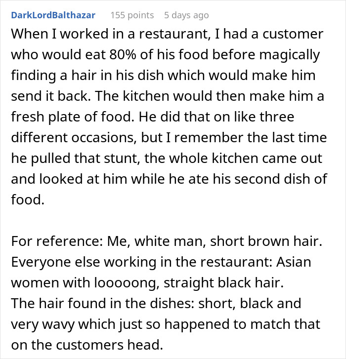 Woman Is Sick And Tired Of Her Boss Blaming Her For The Hair In Customers&rsquo; Food, Dyes Her Hair Blue