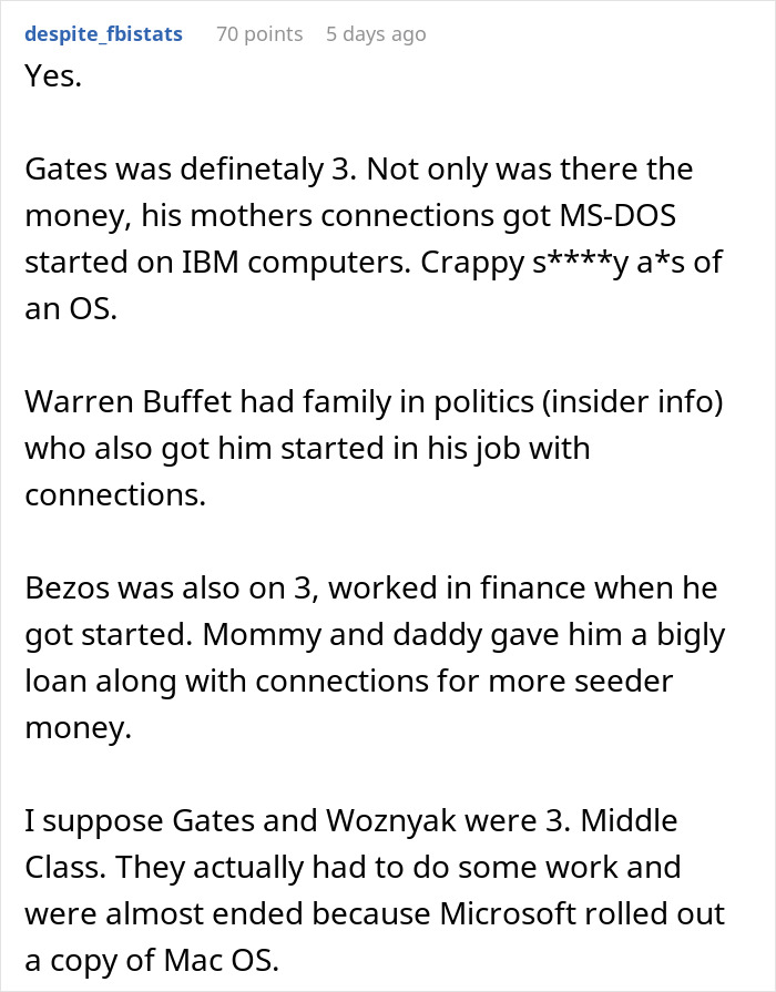 Eye-Opening Online Thread Talks About Rich People And The Idea That They're "Self-Made" Eye-Opening Online Thread Talks About Rich People And The Idea That They're "Self-Made"