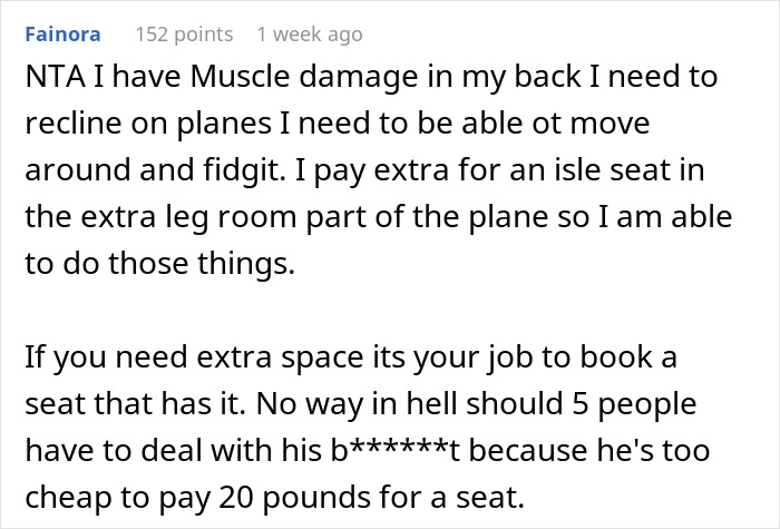 Man Confronts "Giant" 6'8" Man After He Stopped Him From Reclining His Seat On A Plane