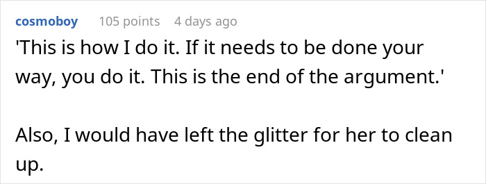 Wife Sets A Glitter Trap For Husband To Test His Housework, He Pours His Heart Out Online: "I Don't Know How I'm Going To Survive The Holidays" Wife Sets A Glitter Trap For Husband To Test His Housework, He Pours His Heart Out Online: "I Don't Know How I'm Going To Survive The Holidays"