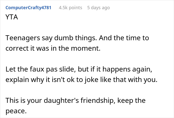 &ldquo;Am I A Jerk For Banishing My Teenage Daughter&rsquo;s Friend From Our House Because She Made Fun Of My Weight?&rdquo;