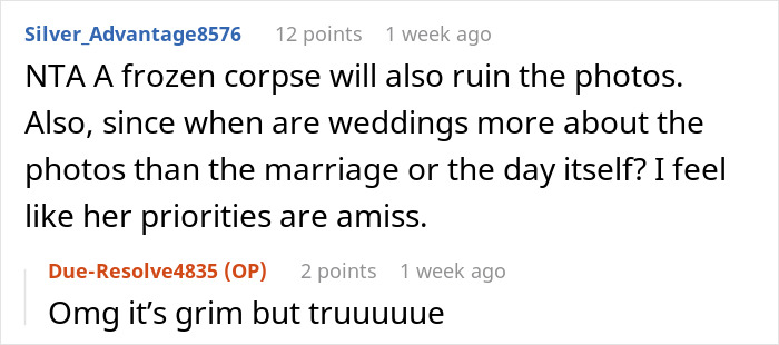 "We Are Absolutely NOT Allowed To Wear Coats”: Bridesmaid Stresses About Her Health After Bride Bans Coats From Her Winter Wedding "We Are Absolutely NOT Allowed To Wear Coats”: Bridesmaid Stresses About Her Health After Bride Bans Coats From Her Winter Wedding