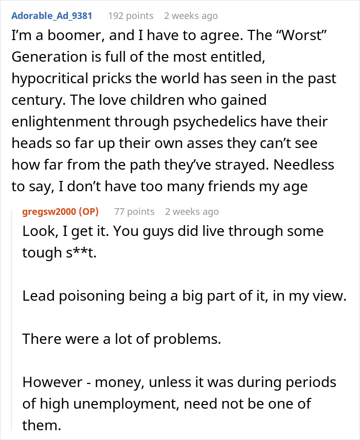 "Don't Let Boomers Lie To You": Guy Exposes The Truth About The Life That The 'Silent Generation' Had