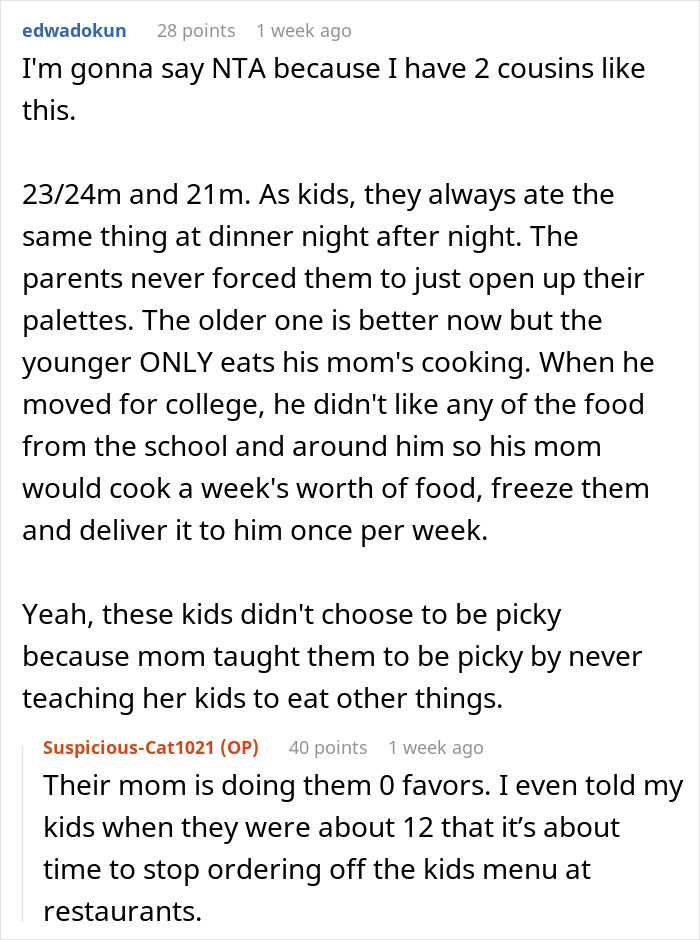 The Internet Applauds This Guy For Standing Up To His Sister And Her "Picky" Children During Christmas Dinner