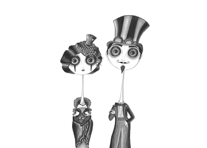 I Draw Steampunk Gothic Characters And Write Poems That Tim Burton Fans Will Adore