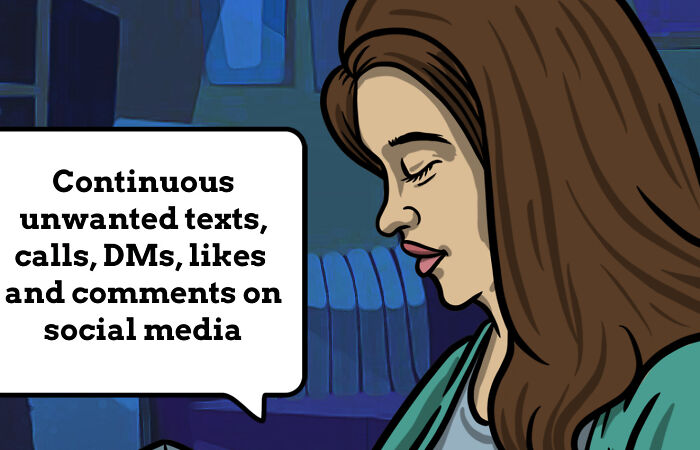 8 Illustrations That Demonstrate What Stalking Looks Like