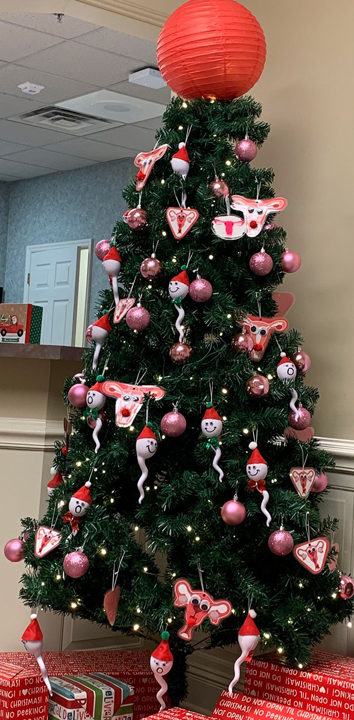 The Christmas Tree At My OBGYN's Office