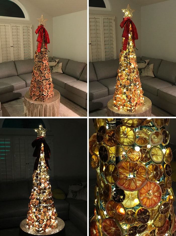 Dehydrated Citrus Christmas Tree I Made