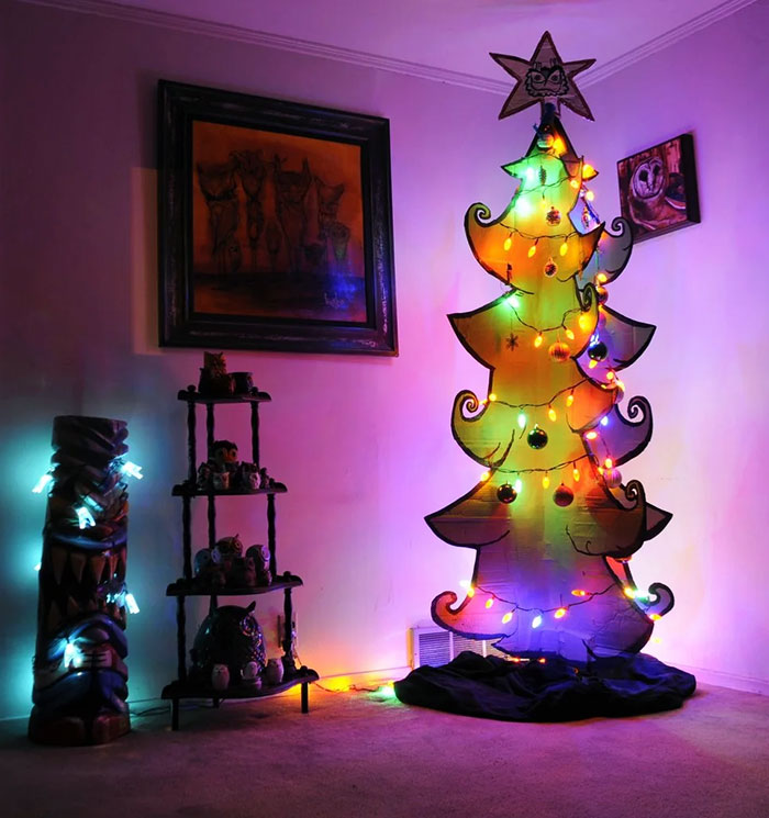 Cardboard Christmas Tree