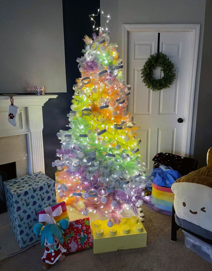 I Got A Rainbow Christmas Tree This Year