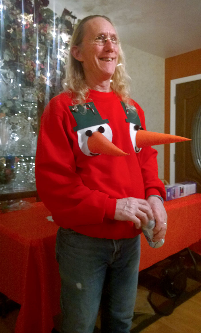 My Stepdad's Christmas Sweater