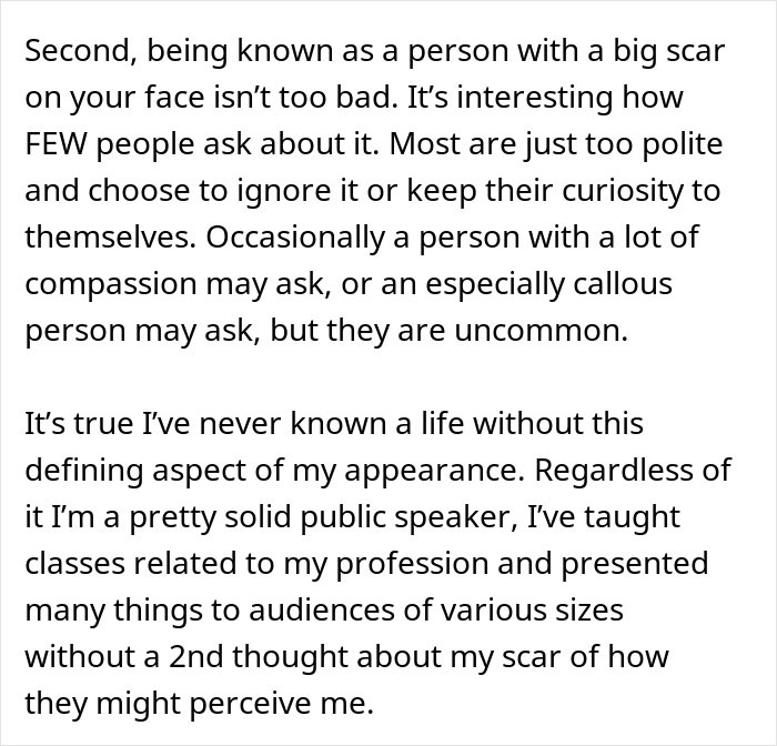 "Am I The Jerk For Leaving Significant Facial Scarring Uncovered On A Plane And Being Confrontational When Asked To Cover It?"