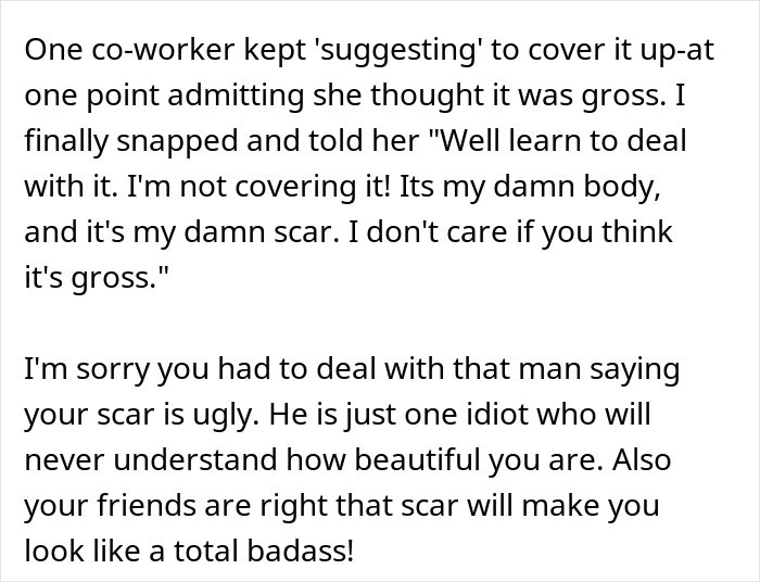 "Am I The Jerk For Leaving Significant Facial Scarring Uncovered On A Plane And Being Confrontational When Asked To Cover It?"