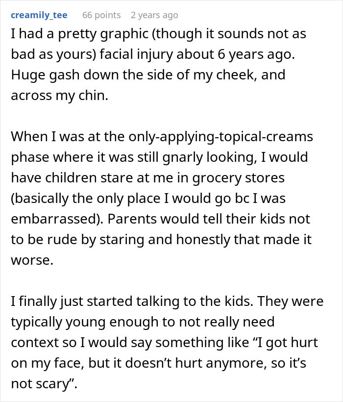 "Am I The Jerk For Leaving Significant Facial Scarring Uncovered On A Plane And Being Confrontational When Asked To Cover It?"