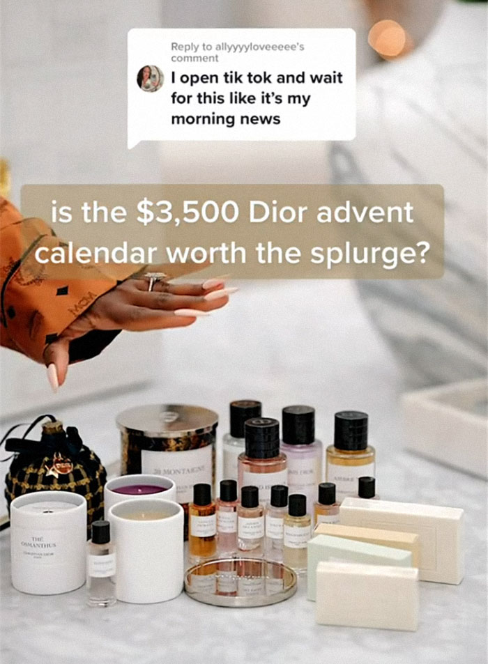 "Day 24 Should Have Been A Full Refund!": The Internet Slams Dior After Woman Shows What's Inside Their $3,500 Advent Calendar