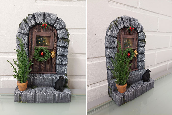 I Made A Little Christmas Gnome/Elf Door