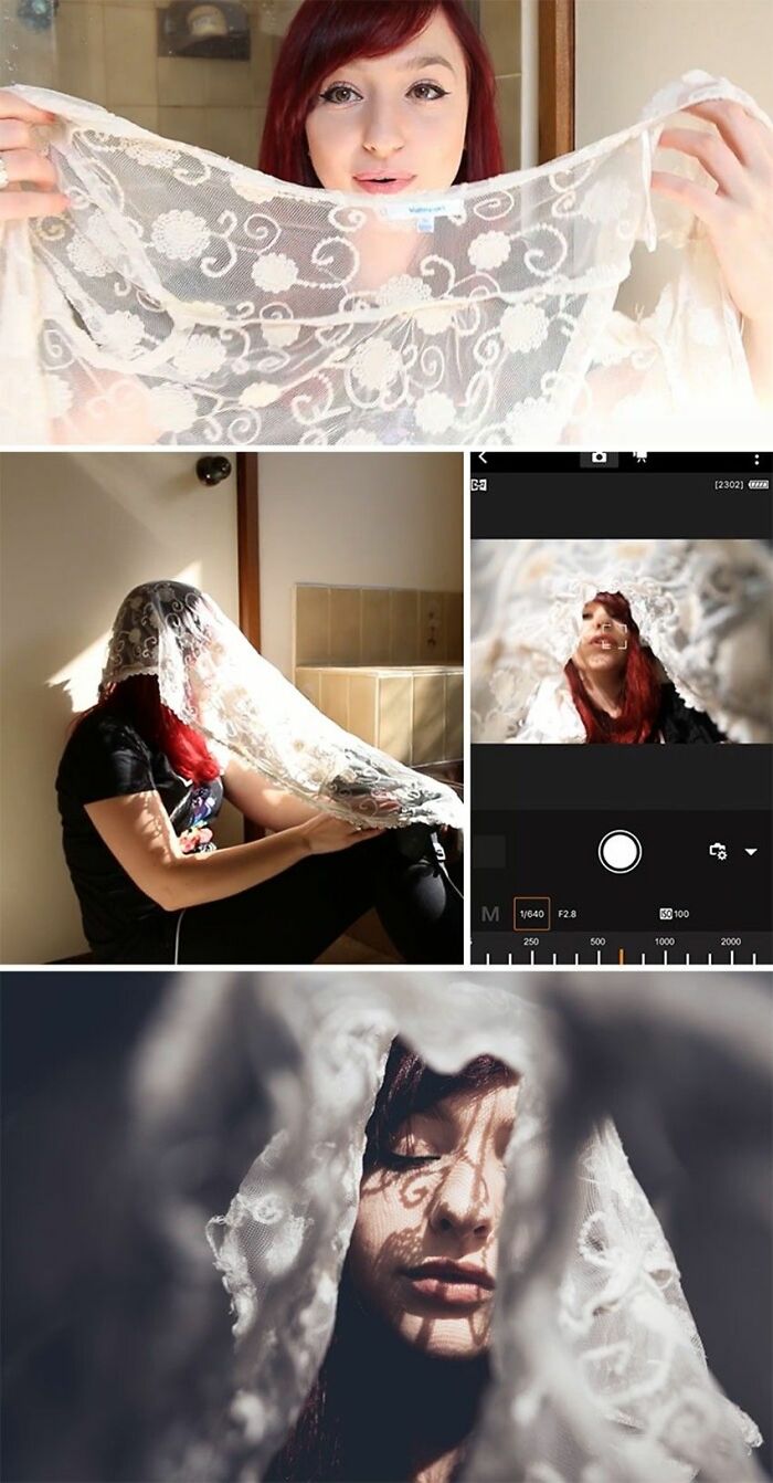 Create A Unique Self-Portrait Using Lace