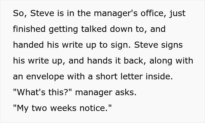Boss Has The Audacity To Write Up His Best Employee After They Came In On Their Free Day To Help Out, Backpedals Real Quick After They Hand In Their Notice