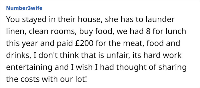 Woman Brings 5 Bottles Of Wine To Sister-In-Law's Christmas Dinner, Is Charged Additional $50 For Food Woman Brings 5 Bottles Of Wine To Sister-In-Law's Christmas Dinner, Is Charged Additional $50 For Food