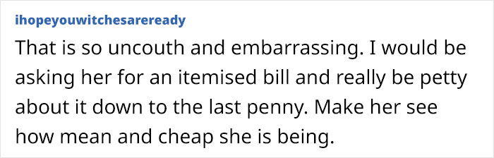 Woman Brings 5 Bottles Of Wine To Sister-In-Law's Christmas Dinner, Is Charged Additional $50 For Food Woman Brings 5 Bottles Of Wine To Sister-In-Law's Christmas Dinner, Is Charged Additional $50 For Food