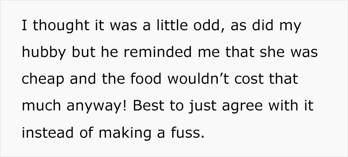 Woman Brings 5 Bottles Of Wine To Sister-In-Law's Christmas Dinner, Is Charged Additional $50 For Food Woman Brings 5 Bottles Of Wine To Sister-In-Law's Christmas Dinner, Is Charged Additional $50 For Food