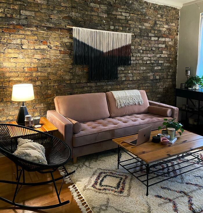 My Apartment Living Room In Wicker Park, Chicago (Built In 1887)