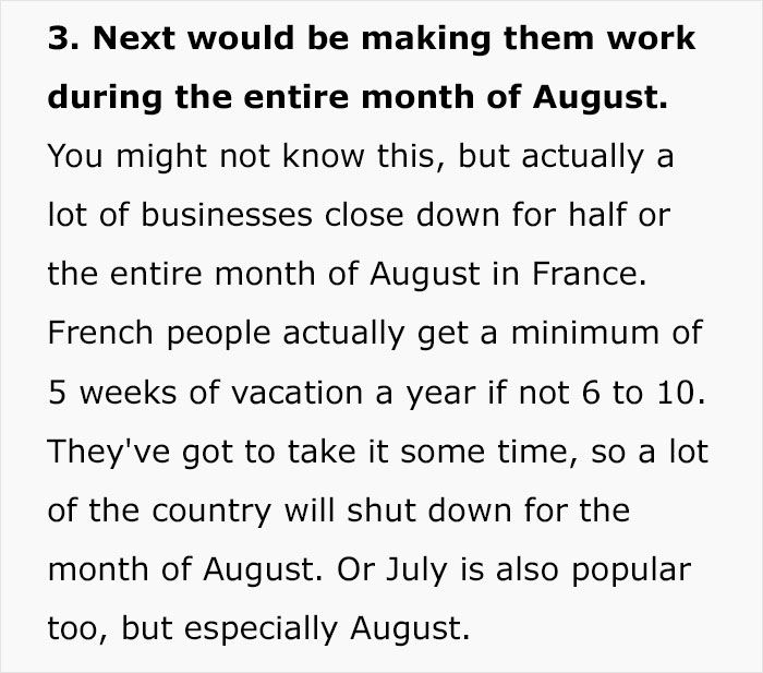 Woman Breaks Down 10 American And 10 French Things That Would Send Each Other Into A Coma