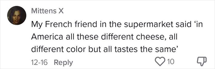 Woman Breaks Down 10 American And 10 French Things That Would Send Each Other Into A Coma