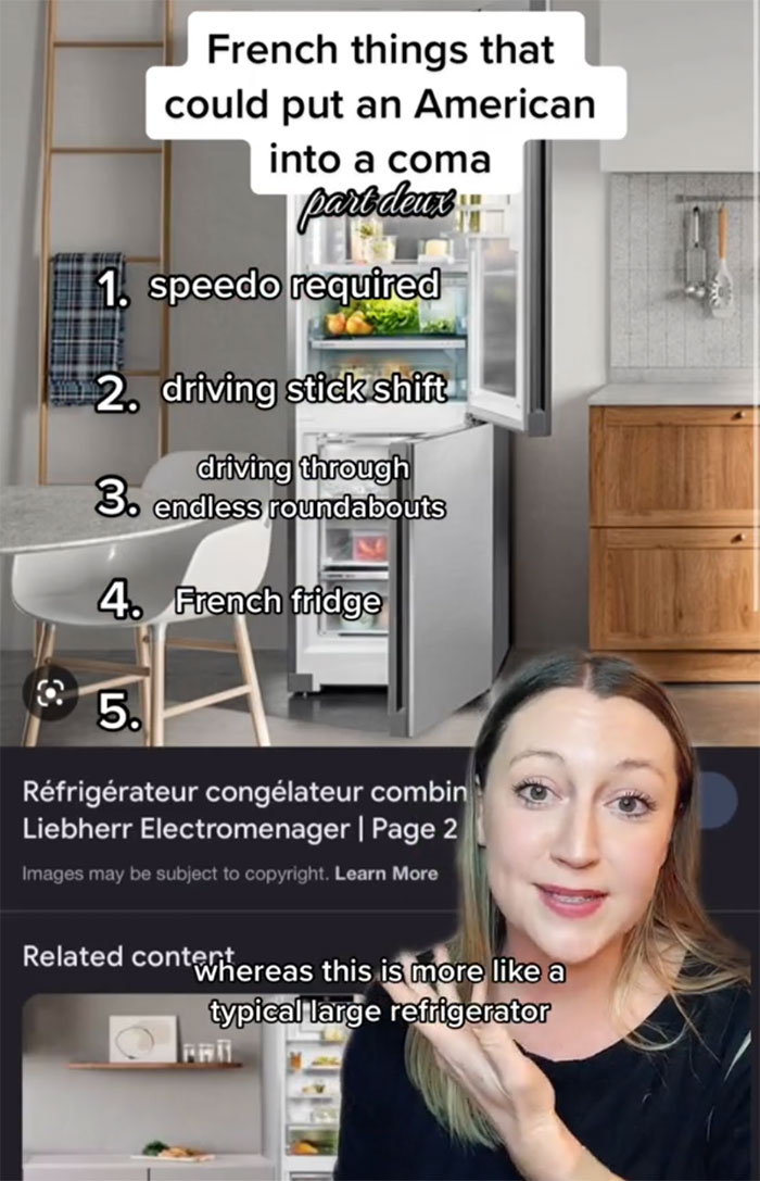Woman Breaks Down 10 American And 10 French Things That Would Send Each Other Into A Coma