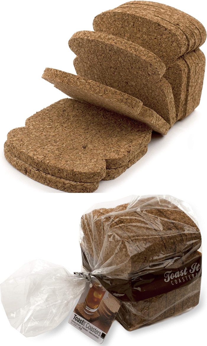 Toast-Shaped Coasters