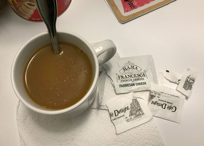 I Made A Mistake. Parmesan Cheese With Sugar