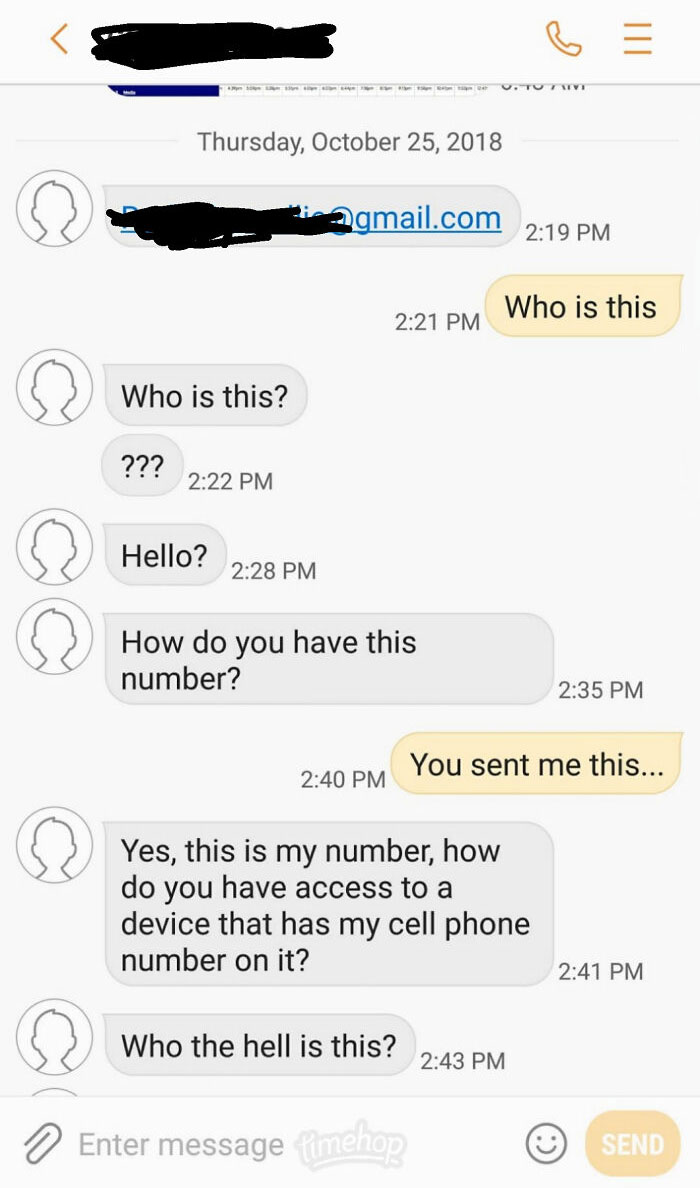 Throwback To The Time Some Guy Sent Me This