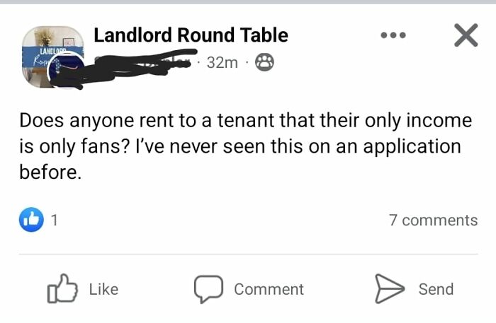 Cant Possibly Be Reliable Income In This Economy. 1 Bad Month And Theyll Be Beggin For A Favor! Nobody Gets A Free Ride. Cash, Grass, Or A$$