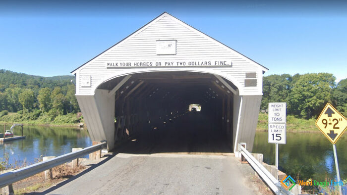 "Running Horses Not Allowed". Location: Cornish, New Hampshire, USA