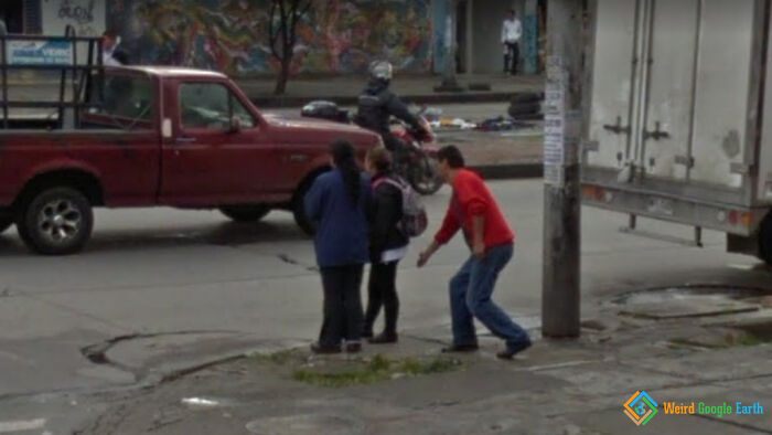 "Moments Before Disaster". Location: Bogota, Colombia