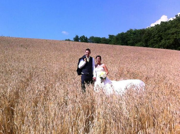 A Friend Posted This Wedding Picture. Didn't Know He Married A Mythological Beast