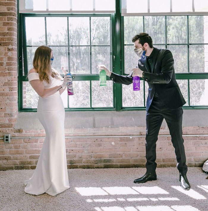 The Wedding Was Postponed So We Had A Quarantine Wedding Instead