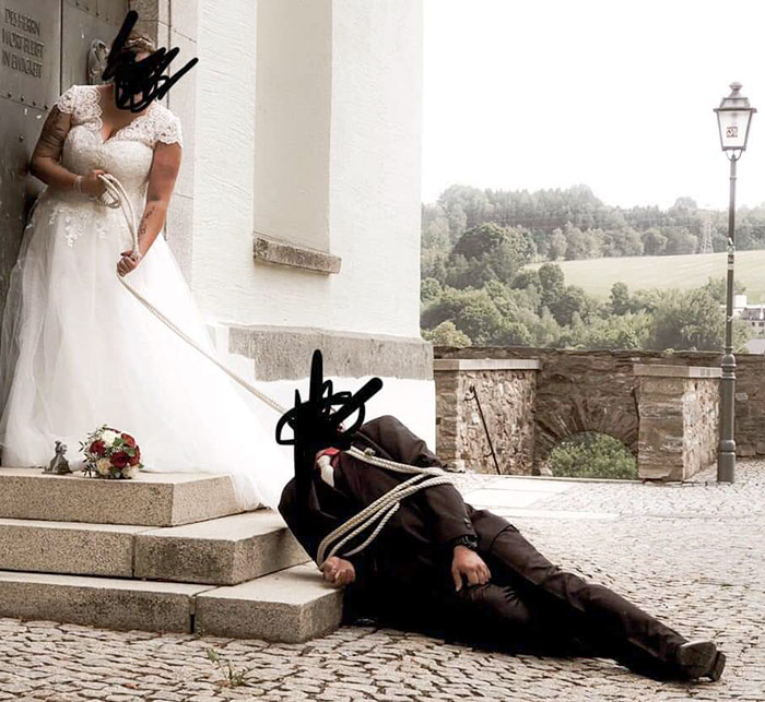 I Hope For The Sake Of This Couple That They Are In A Full-Time Dom/Sub Relationship And Their Wedding Was Just Fully Kink-Themed As An Expression Of Their Love