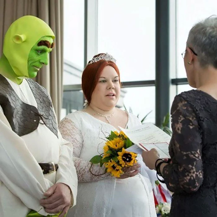 Shrek-Themed Wedding