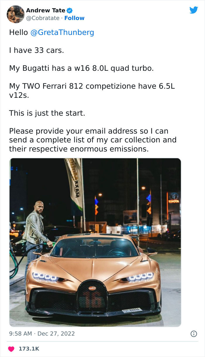 Andrew Tate Vs. Greta Thunberg: A Twitter Showdown on Climate Activism Andrew Tate Vs. Greta Thunberg: A Twitter Showdown on Climate Activism