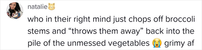 Woman Shares A Shopping Hack Of Cutting Broccoli Stems To Save Money But People Online Respond With Roasts Woman Shares A Shopping Hack Of Cutting Broccoli Stems To Save Money But People Online Respond With Roasts