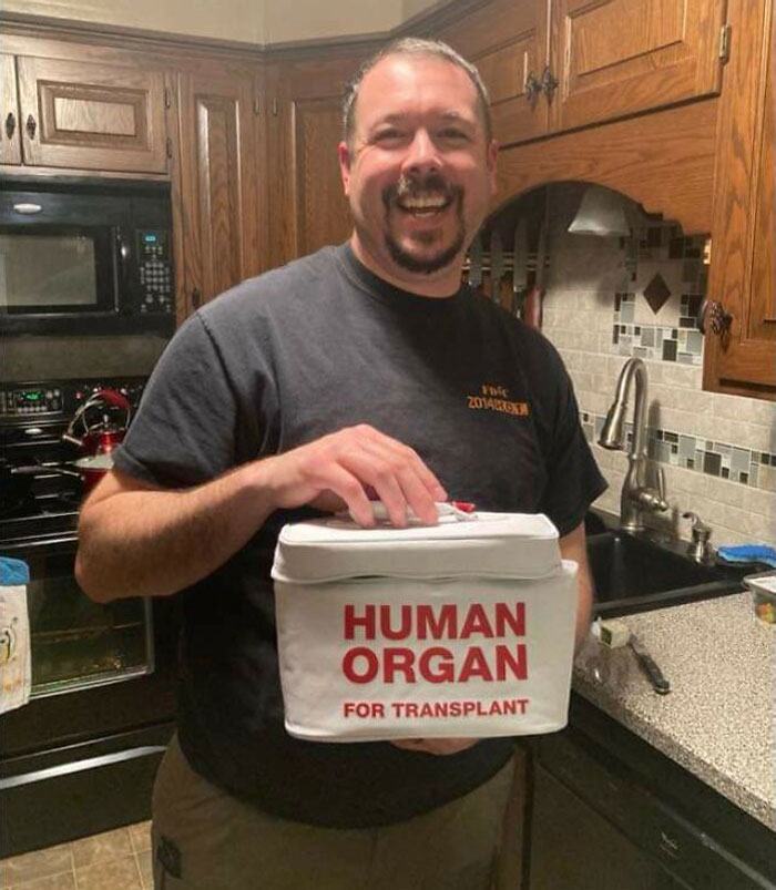 My Buddy Has Been An EMT For A Few Years. We Left Him A Gift Since He Hasn't Had A Lunch Box After An Accident And Was Happy To Have A New One