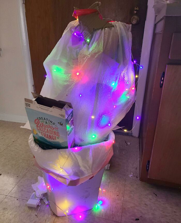 I Don't Have Christmas Tree So I Made This