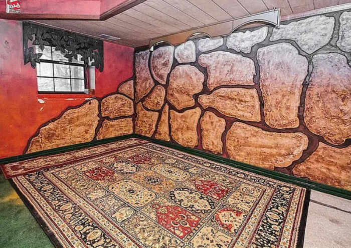 That Faux Rock Is A Plastic Overlay