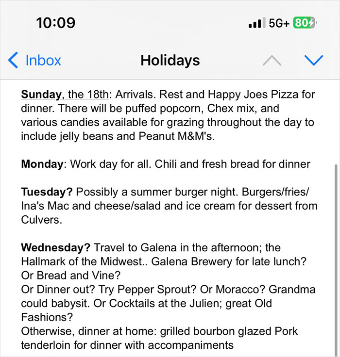 Guy Shares Mom’s Intricately Detailed “Home For The Holidays” Email, Goes Viral With 143K Likes Guy Shares Mom’s Intricately Detailed “Home For The Holidays” Email, Goes Viral With 143K Likes
